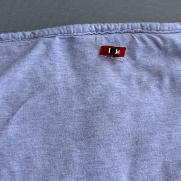 Pottery Barn Kids Quilted Euro Sham Pillow Case Cover Square Wave Ruffle Lilac - Picture 6 of 6